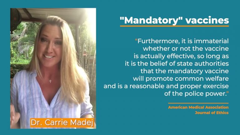 According to Dr. Carrie Madej, COVID-19 Vaccines are Not Safe by Any Scientific Methodology and Will Genetically Modify Humans